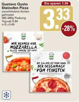 WEZ Gustavo Gusto Steinofen Pizza Angebot