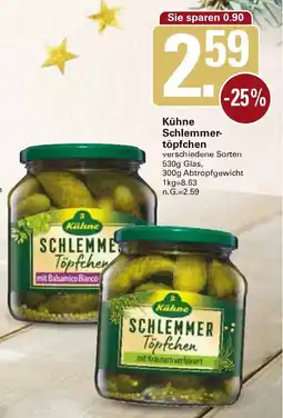 WEZ Kühne Schlemmertöpfchen Angebot