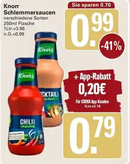 WEZ Knorr Schlemmersaucen Angebot