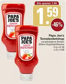 WEZ Papa Joe's Tomatenketchup Angebot