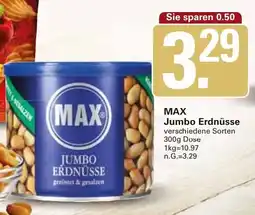 WEZ MAX Jumbo Erdnüsse Angebot