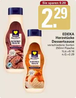 WEZ EDEKA Herzstücke Dessertsauce Angebot