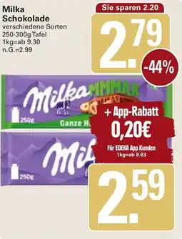 WEZ Milka Schokolade Angebot