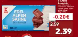 Kaufland K-CLASSIC Schokolade Angebot