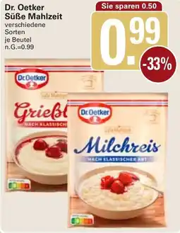WEZ Dr. Oetker Süße Mahlzeit Angebot