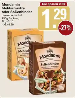 WEZ Mondamin Mehlschwitze oder Soẞenbinder Angebot