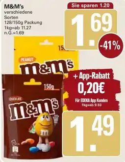 WEZ M&M's Angebot