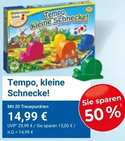 WEZ Tempo, kleine Schnecke! Angebot