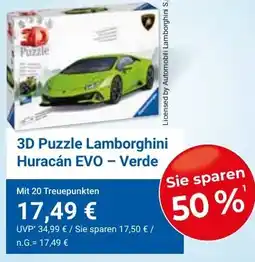 WEZ 3D Puzzle Lamborghini Huracán EVO - Verde Angebot