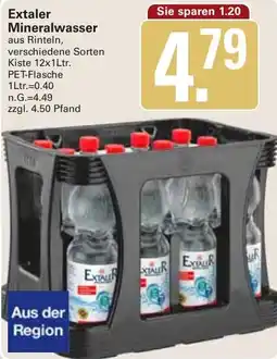 WEZ Extaler Mineralwasser Angebot