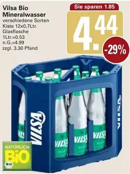 WEZ Vilsa Bio Mineralwasser Angebot