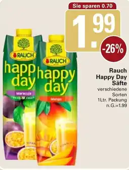 WEZ Rauch Happy Day Säfte Angebot