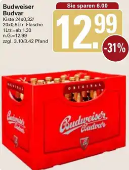 WEZ Budweiser Budvar Angebot