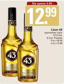 WEZ Licor 43 spanischer Likör Angebot