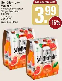 WEZ Schöfferhofer Weizen Angebot