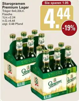 WEZ Staropramen Premium Lager Angebot