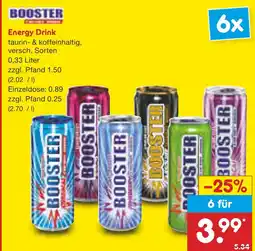 Netto Marken-Discount Booster energy drink Angebot