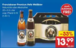 Netto Marken-Discount Franziskaner premium hefe weißbier Angebot