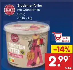 Netto Marken-Discount Clarkys studentenfutter mit cranberries Angebot