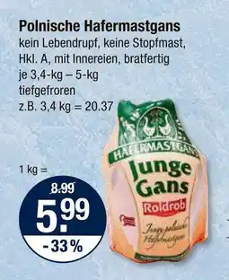 V Markt Roldrob polnische hafermastgans Angebot