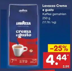 Netto Marken-Discount Lavazza crema e gusto Angebot