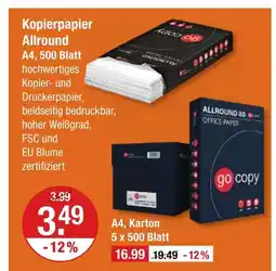 V Markt Go copy allround a4, 500 blatt Angebot