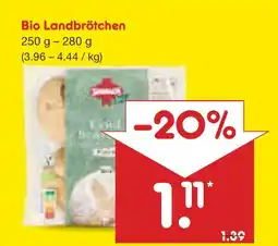 Netto Marken-Discount Bio landbrötchen Angebot