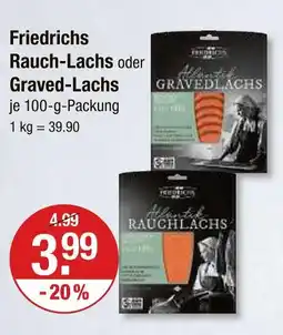 V Markt Friedrichs rauch-lachs Angebot