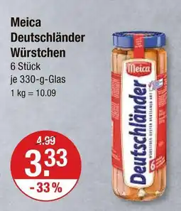V Markt Meica deutschländer würstchen Angebot