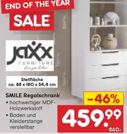Netto Marken-Discount Jaxx furniture smile regalschrank Angebot