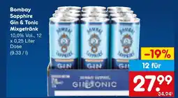 Netto Marken-Discount Bombay sapphire gin & tonic mixgetränk Angebot