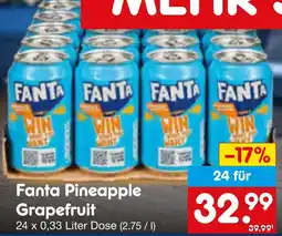 Netto Marken-Discount Fanta pineapple grapefruit Angebot
