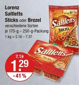 V Markt Lorenz saltletts sticks Angebot