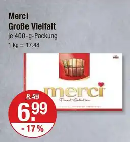 V Markt Merci große vielfalt Angebot