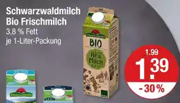 V Markt Schwarzwaldmilch bio frischmilch Angebot