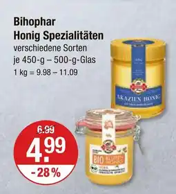 V Markt Bihophar honig spezialitäten Angebot