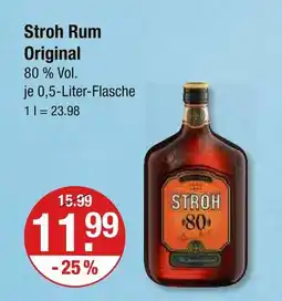 V Markt Stroh rum original Angebot