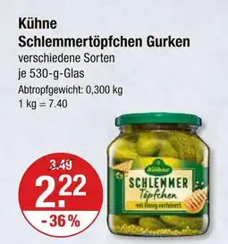 V Markt Kühne schlemmertöpfchen gurken Angebot