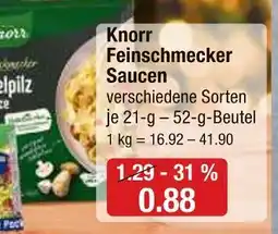 V Markt Knorr feinschmecker saucen Angebot