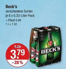 V Markt Beck’s beck’s Angebot