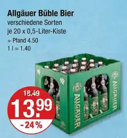 V Markt Allgäuer büble bier Angebot