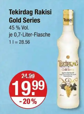 V Markt Tekirdag rakisi gold series Angebot