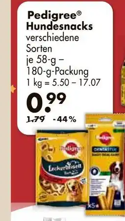 V Markt Pedigree hundesnacks Angebot
