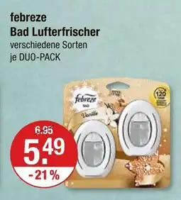 V Markt Febreze bad lufterfrischer Angebot