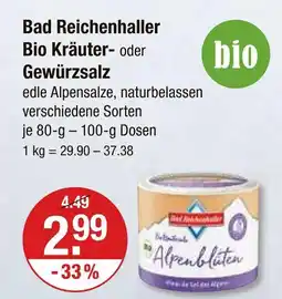 V Markt Bad reichenhaller bio kräutersalz Angebot