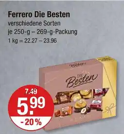 V Markt Ferrero die besten Angebot