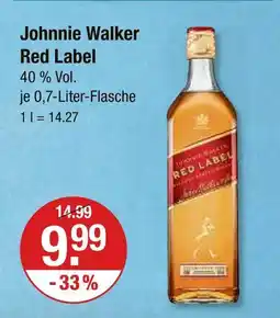 V Markt Johnnie walker red label Angebot