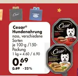 V Markt Cesar hundenahrung Angebot