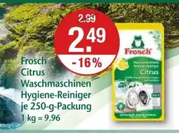V Markt Frosch citrus waschmaschinen hygiene-reiniger Angebot
