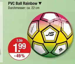 V Markt Pvc ball rainbow Angebot
